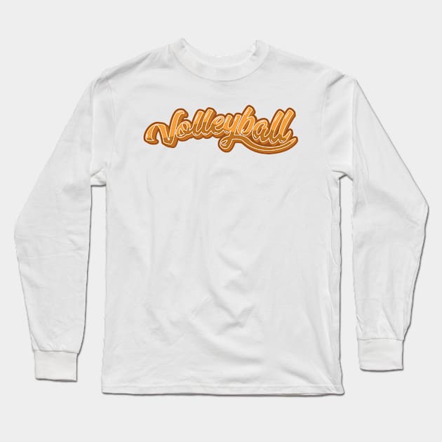 Volleyball Long Sleeve T-Shirt by kindacoolbutnotreally